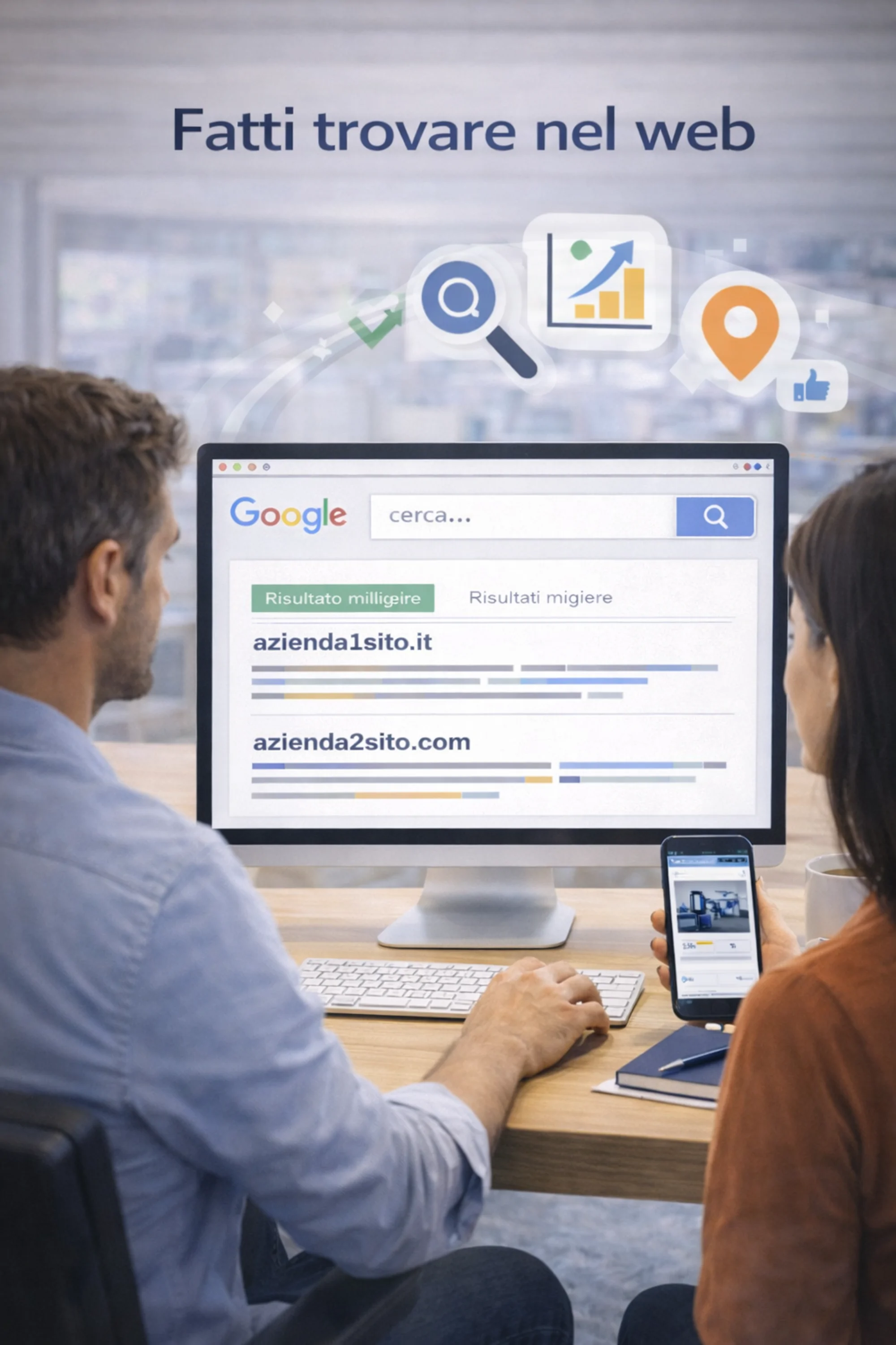 Fatti trovare nel web