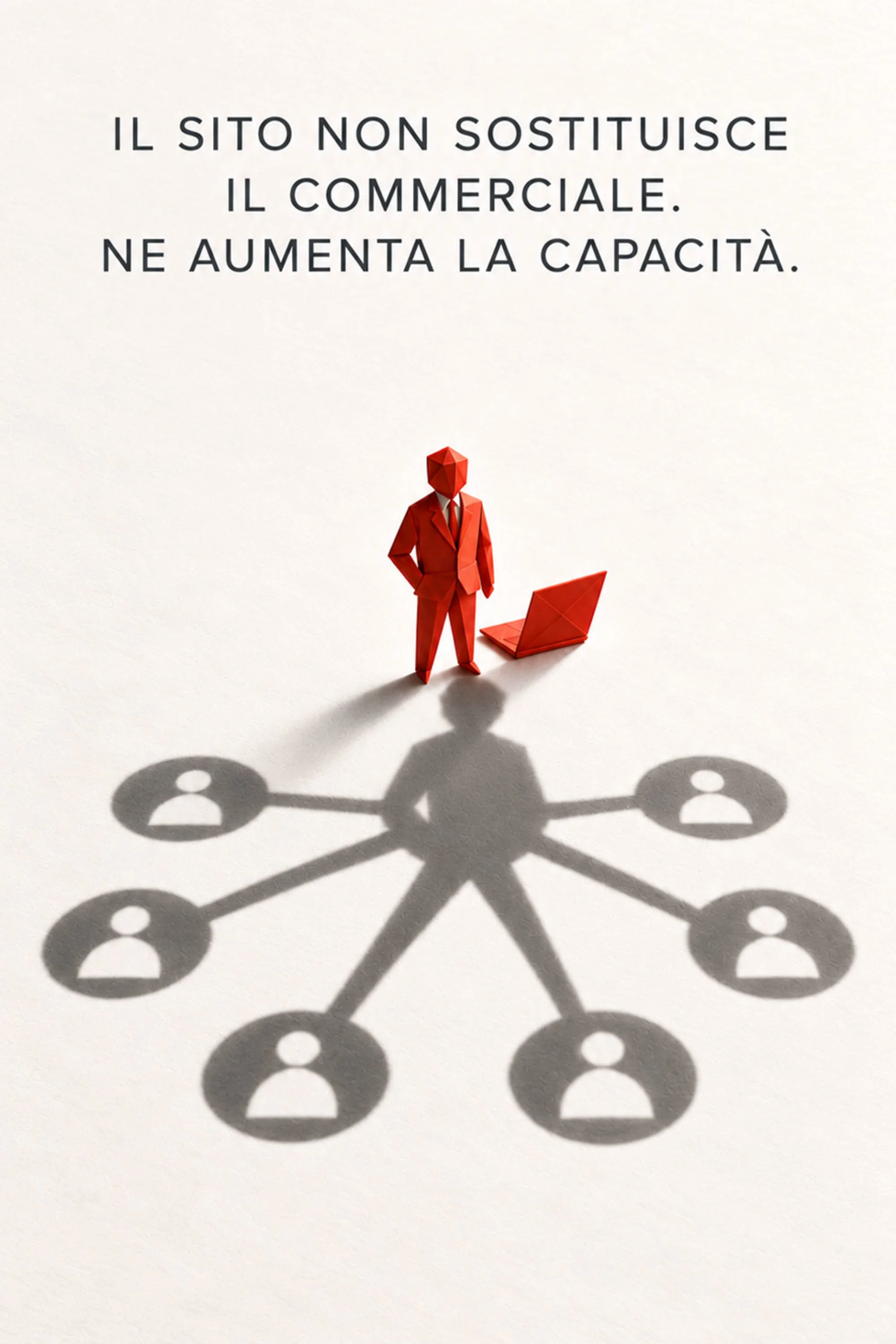 Il sito web non sostituisce il commerciale