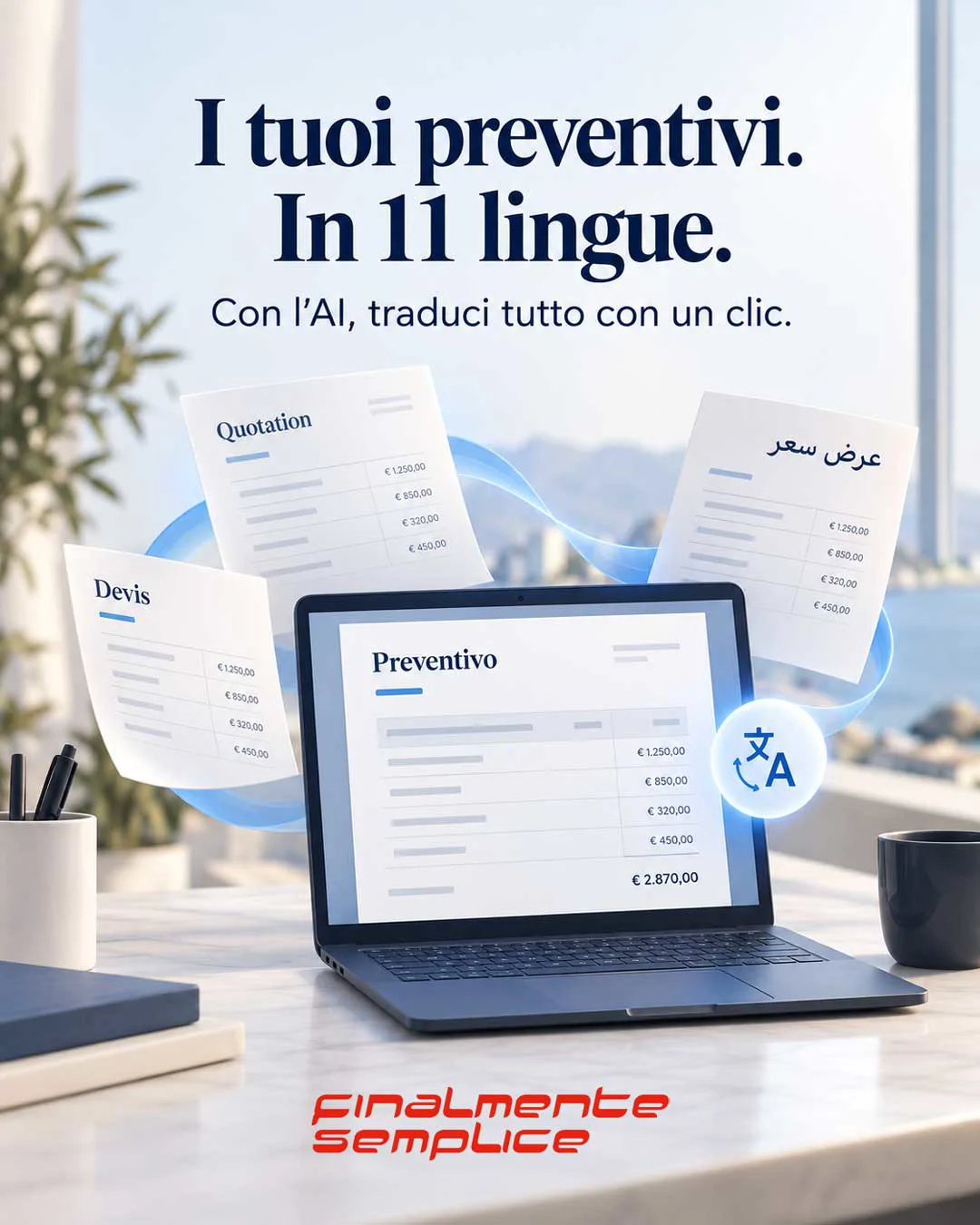 L'AI che rivoluziona i tuoi preventivi per l'estero