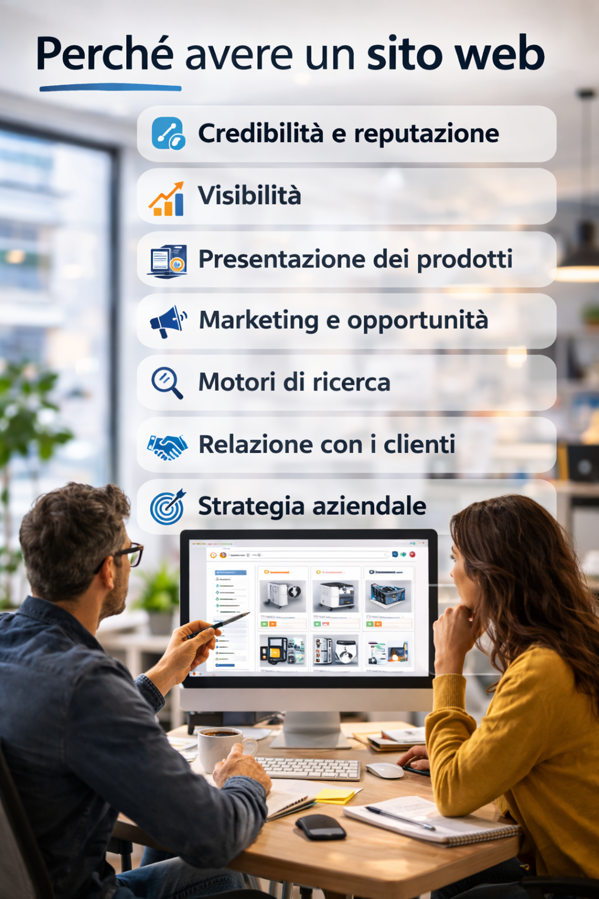 I vantaggi di avere un sito web (ben costruito)