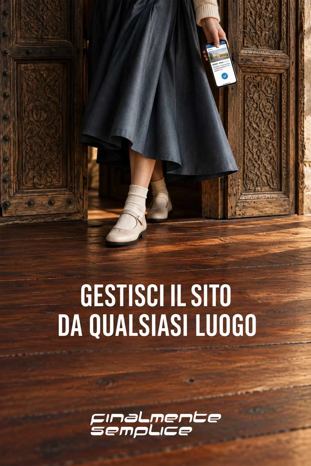 Puoi gestire il tuo sito anche dal dentista